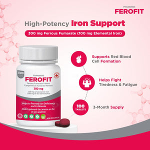 Pharmaris Ferofit® - Ferrous Fumarate Tablets 300mg