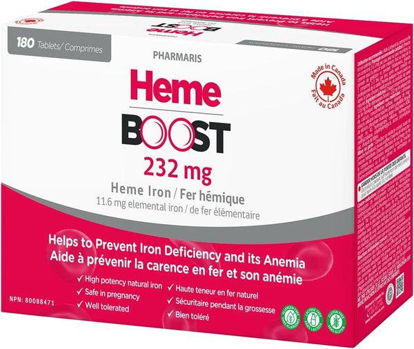Hemeboost - High Potency Iron Supplement for Women & Men - Safe for Use in Pregnancy