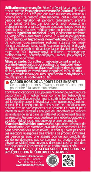 Hemeboost - High Potency Iron Supplement for Women & Men - Safe for Use in Pregnancy