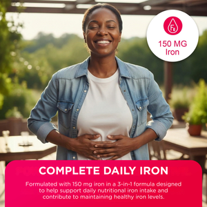 Pharmaris i-max Iron Supplement  150 mg – Polysaccharide Iron with Vitamin C & B12