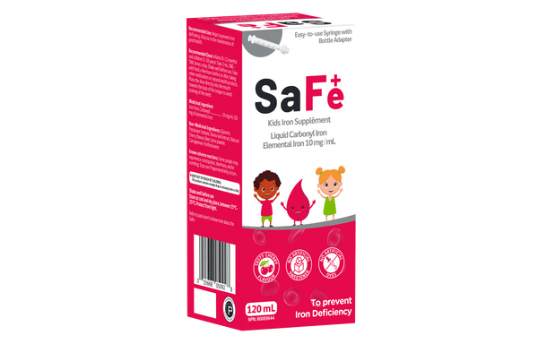 SaFe+ Liquid Iron for Children, Great Tasting Cherry Flavour