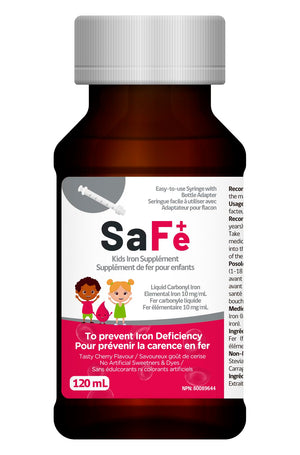 SaFe+ Liquid Iron for Children, Great Tasting Cherry Flavour