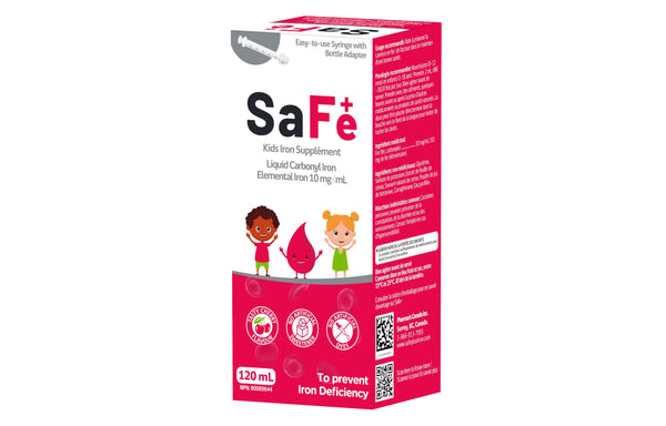 SaFe+ Liquid Iron for Children, Great Tasting Cherry Flavour