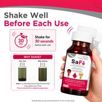 SaFe+ Liquid Iron for Children, Great Tasting Cherry Flavour