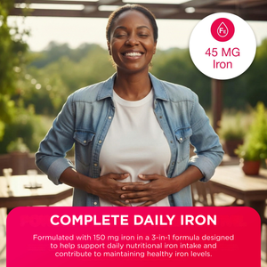 i-max Fer d'entretien, complexe de fer et de polysaccharides 45 mg + vitamines C et B12, sans colorants ni sucres artificiels, 100 comprimés à croquer