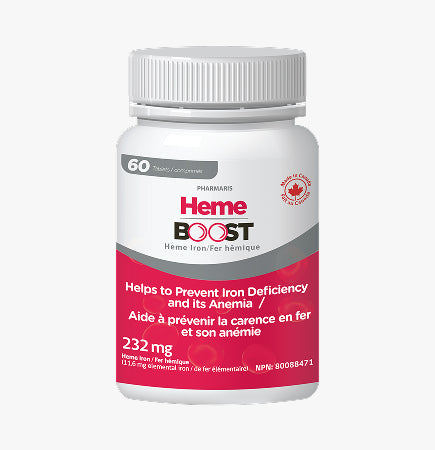Hemeboost - Complément de fer à haute puissance pour femmes et hommes - Sans danger pendant la grossesse